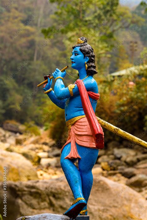 Figure At The Kirateshwar Mahadev Temple A Hindu Temple Legship West