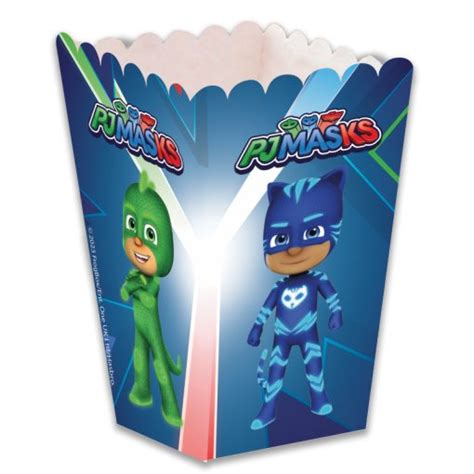 12 Caixa Pipocas PJ Masks Azul Loja da Criança