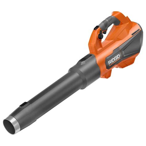 ridgid  brushless cordless battery  cfm leaf blower tool