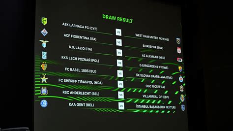 Tirage Au Sort Europa Conference League Image To U