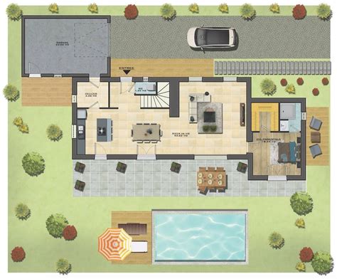 Plan Maison 110m2 4 Chambres Etage Ventana Blog