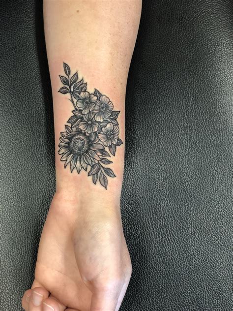 Cover Up Flower Tattoos On Wrist