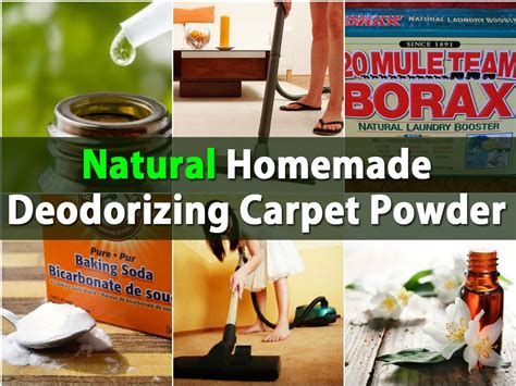 Natural Homemade Deodorizing Carpet Powder Carpet Cleaning Hacks