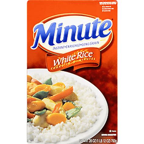 Minute Instant Enriched Long Grain White Rice Buehler S