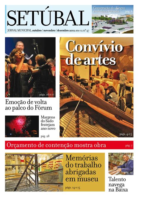 Jornal Municipal By C Mara Municipal De Set Bal Issuu