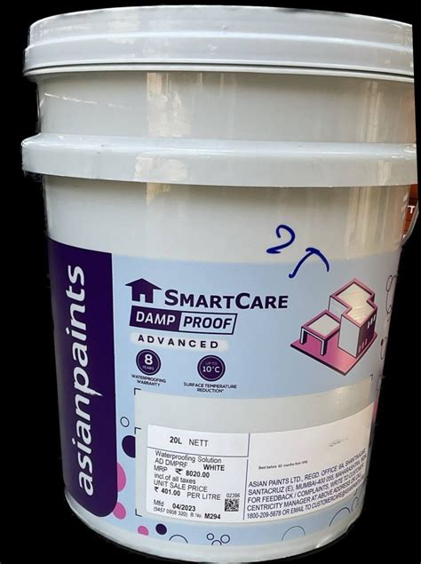 Asian Paints Smartcare Damp Proof Advanced Paint Litre