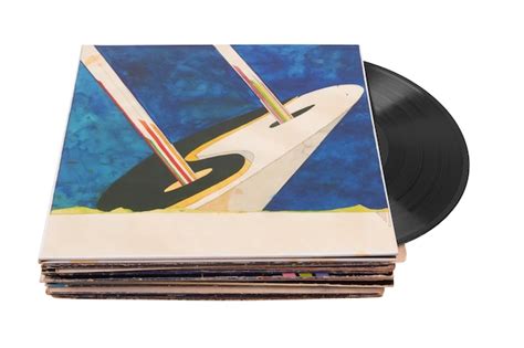 Premium Photo Vinyl Records Isolated