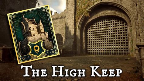 Hogwarts Legacy The High Keep Open The Main Gate