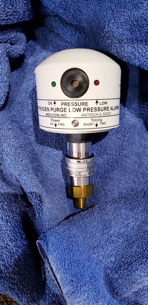 Low Pressure Nitrogen Purge Alarm A333 N2 Med Con