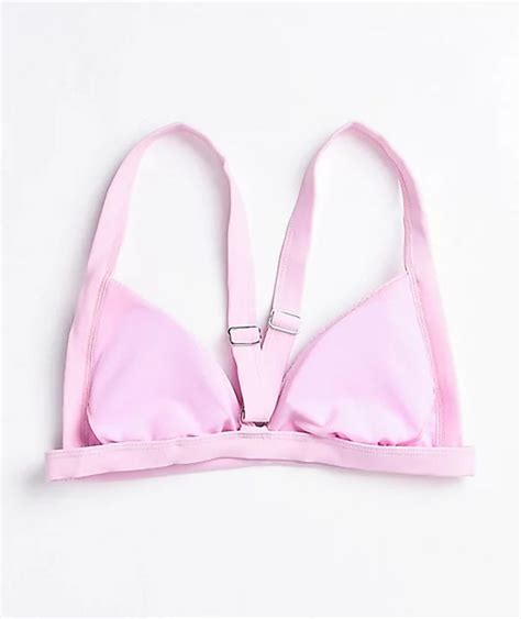 Sunsets Inc Damsel Croc Bubbles Pink Triangle Bikini Top Mall Of America