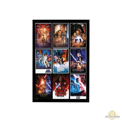 Star Wars Skywalker Saga Poster Framed – exclusivesignings