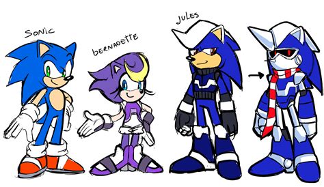 Lala's Blog • Sonic Archie Comics (pre-reboot) family redesign.