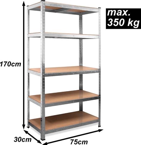 Up Stellingkast Opbergrek Met Planken X X Cm Kg