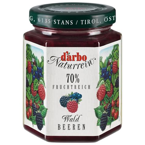 Darbo Naturrein Fruchtreich Konfitüre Waldbeer 200 g Amazon de