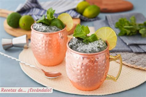 Receta Del Cocktail Moscow Mule Refrescante Y Delicioso Recetas De