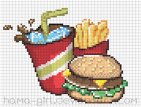 Food Pixel Art Grid Pixel Art Grid Gallery
