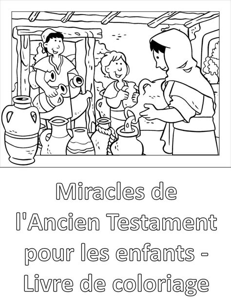 Miracles De L Ancien Testament Pour Les Enfants Livre De Coloriage