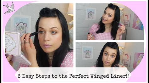 3 Easy Steps To The Perfect Winged Liner Youtube