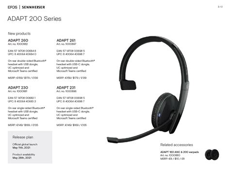 Sennheiser EPOS Adapt 260 Dual Bluetooth Headset Aussie Gadgets