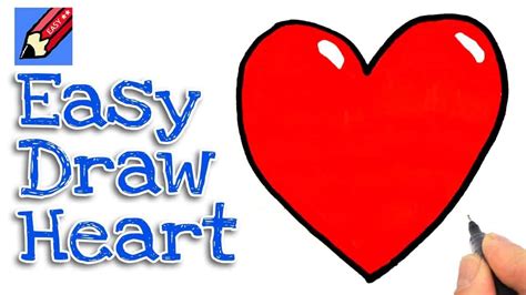 How To Draw A Heart For Kids And Beginners Kidlit Tv