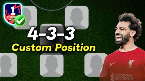 Best 4 3 3 Formation Custom Position 1🔥 Best Formation For Quick