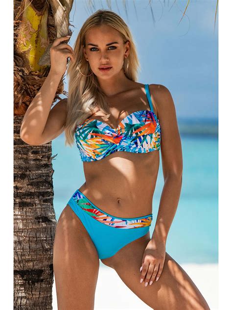 Aquarilla Bikini Turquoise Meerkleurig Goedkoop Kopen Limango