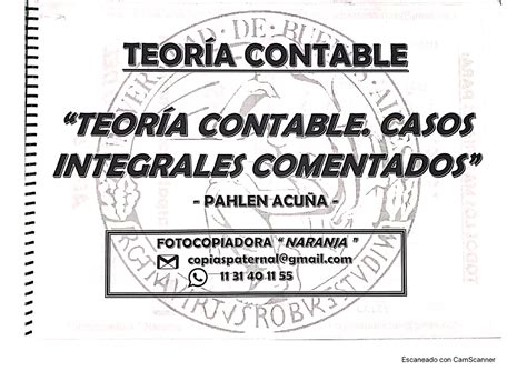 Tc Cic Apunte Tc Teor A Contable Studocu