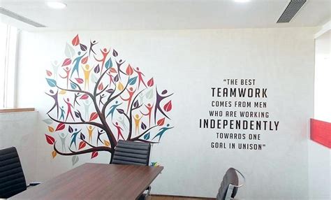 Art Design Ideas For Walls 29 Office Wall Designs Dec