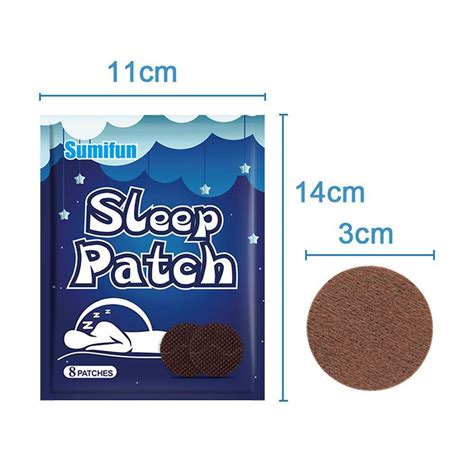 8pcs Natural Sleepy Patches Promote Sleep Aid Medical Sleeping Stickers