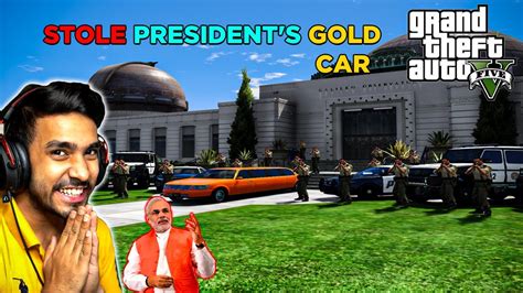 I Stole PRIME MINISTER S Gold Car GTA V Gameplay 8 YouTube