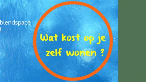 Wat Kost Op Je Zelf Wonen By Hans Baaij On Prezi