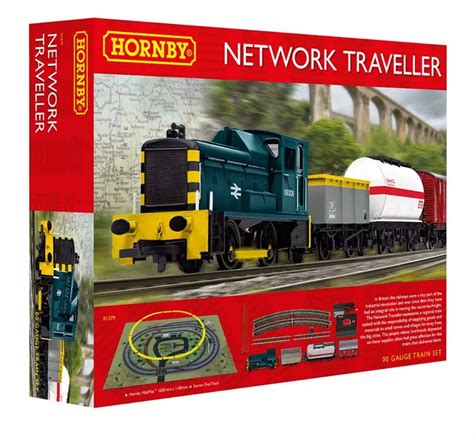 Hornby R1279m Network Traveller Train Set Railway Models Uk