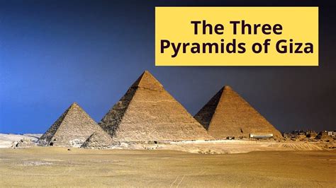 Three Pyramids Of Giza Youtube