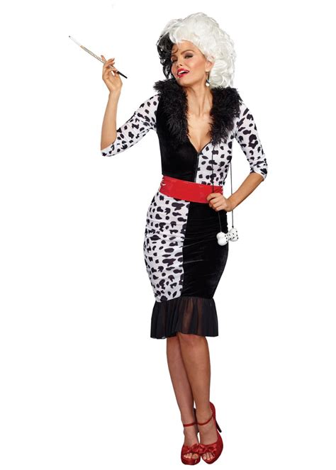 Cruella De Vil Womens Costume Disney Costumes