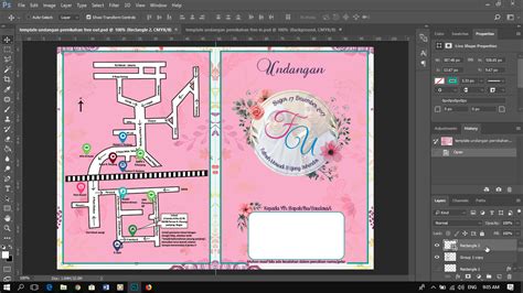 Cara Mudah Membuat Kartu Undangan Pernikahan Dengan Photoshop Tutorial