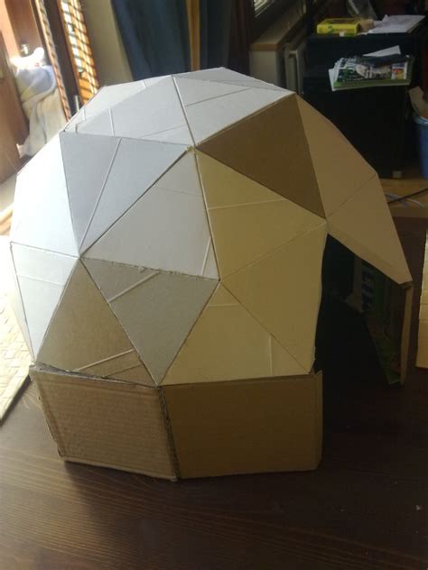 Cat Sized Cardboard Dome 5 Steps With Pictures Instructables