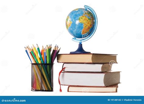 The Globe On Books Stock Photography Image