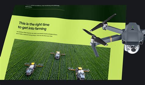 Agritech Modern Agriculture Landing Page Design Behance