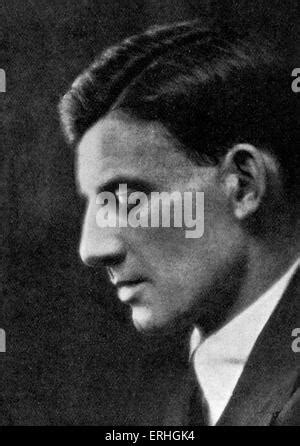 Siegfried Sassoon - portrait of the English writer and poet. From a ...