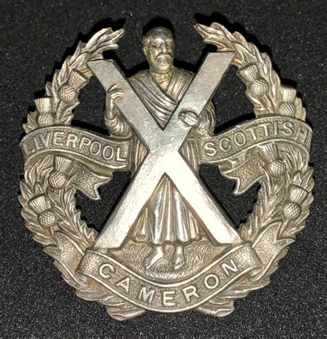 10th Battalion Kings Liverpool Scottish Cap Badge Njmilitaria