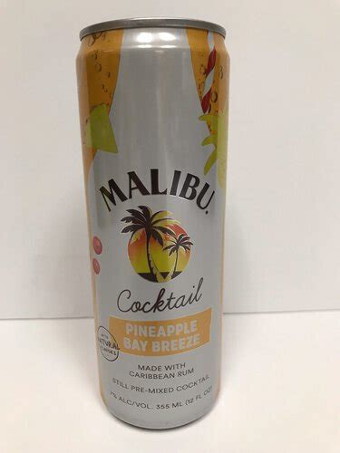 Malibu Pineapple Bay Breeze 12OZ Gordon S Fine Wine Liquors