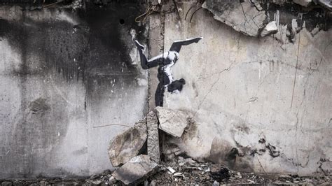 Banksy confirma la autoría de un grafiti sobre un edificio en ruinas de