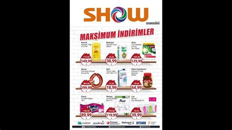 Show Hipermarketleri Kampanya Broşürü 26 Mayıs 08 Haziran 2023 YouTube