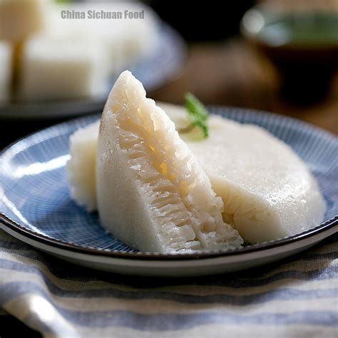 Chinese Steamed Rice Cake—Bai Tang Gao - China Sichuan Food