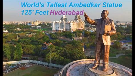 అబదకర వగరహ Dr BR Ambedkar 125 Feet Statue Hyderabad Worlds