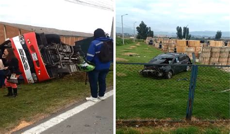 Accidente En La Vía Bogotá Chía Deja Varios Heridos Kienyke