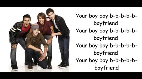 Big Time Rush Boyfriend Lyrics Youtube