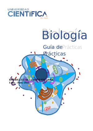 Manual De Pr Cticas Curso Biolog A Celular M A N U A L D E P R