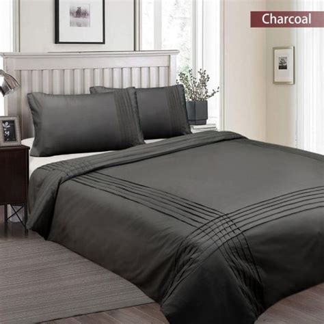 Linen King Classic Pintuck Quilt Cover Set By Shangri La