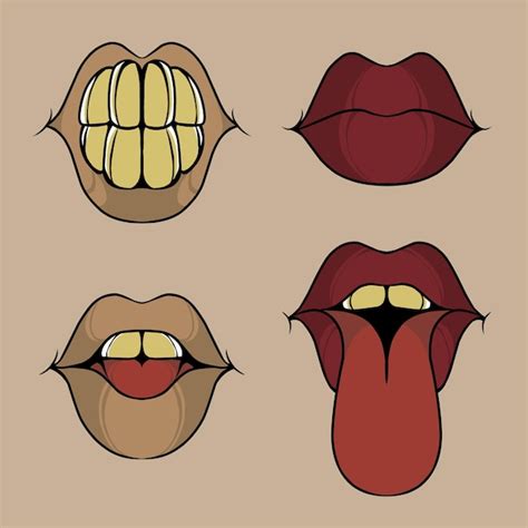 Premium Vector | Mouth vector illustration